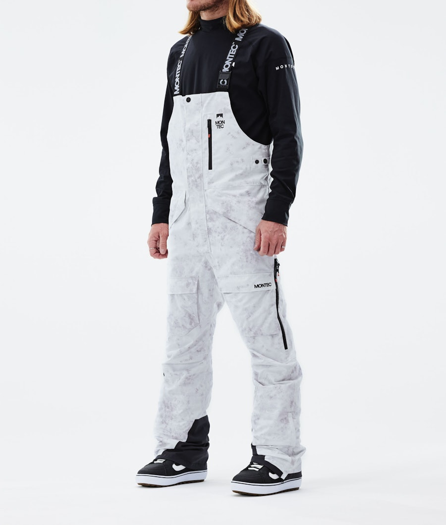  Fawk Pantalon de Snowboard Homme White Tiedye