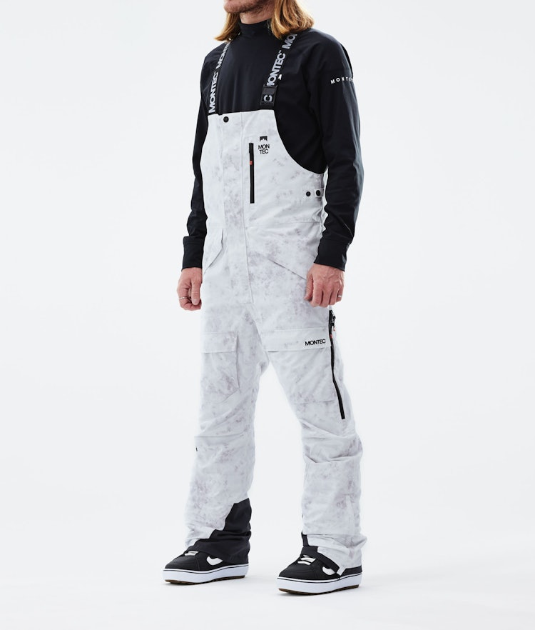 Montec Fawk 2021 Snowboard Pants Men White Tiedye