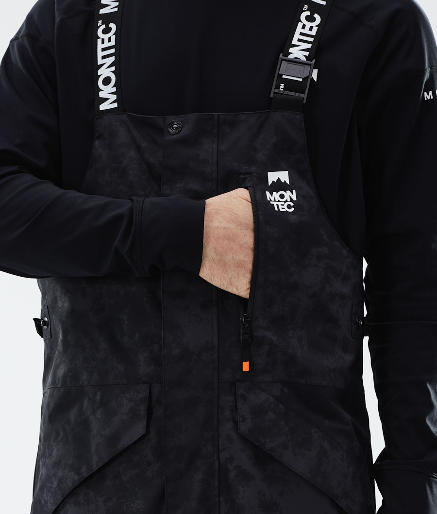 Montec Fawk 2021 Men's Snowboard Pants Black Tiedye