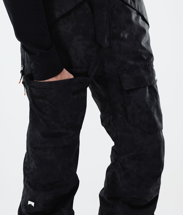 Fawk 2021 Spodnie Narciarskie Mężczyźni Black Tiedye