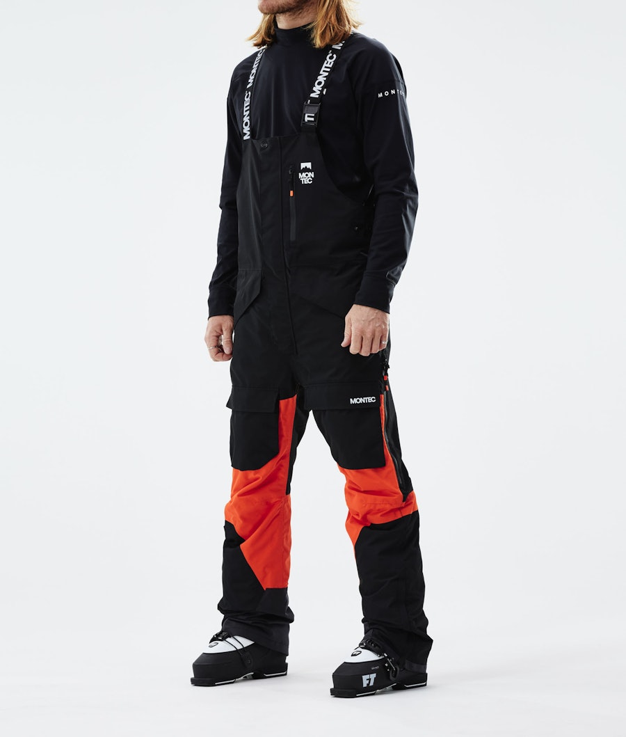 Fawk Pantalon de Ski Homme Black/Orange