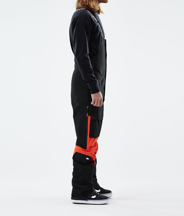 Montec Fawk 2021 Spodnie Snowboardowe Mężczyźni Black/Orange, Zdjęcie 2 z 6