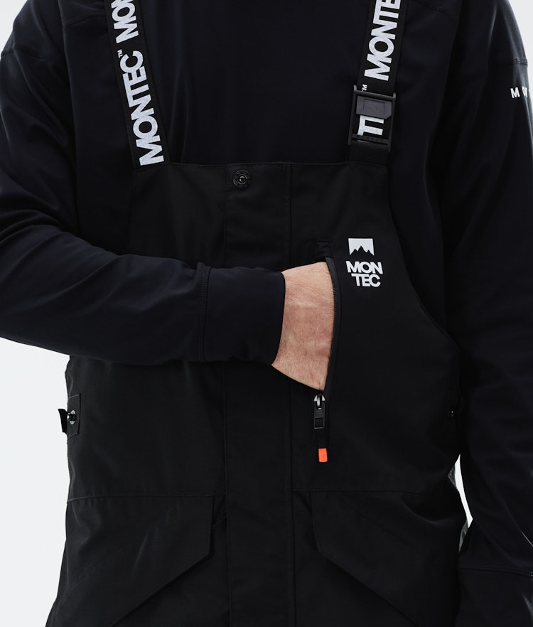 Fawk 2021 Pantalon de Snowboard Homme Black/Orange, Image 5 sur 6