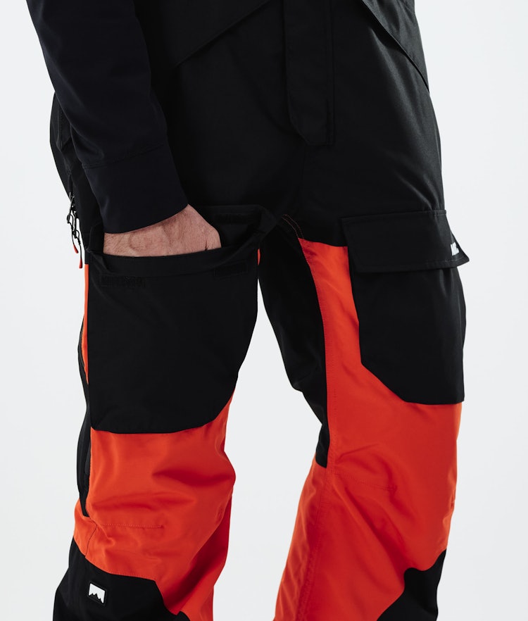 Montec Fawk 2021 Snowboardhose Herren Black/Orange, Bild 6 von 6