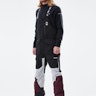 Montec Fawk Pantalon de Ski Black/Light Grey/Burgundy