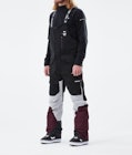 Fawk 2021 Pantalon de Snowboard Homme Black/Light Grey/Burgundy, Image 1 sur 6