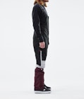 Fawk 2021 Pantalon de Snowboard Homme Black/Light Grey/Burgundy, Image 2 sur 6