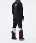 Fawk 2021 Pantalon de Snowboard Homme Black/Light Grey/Burgundy, Image 3 sur 6