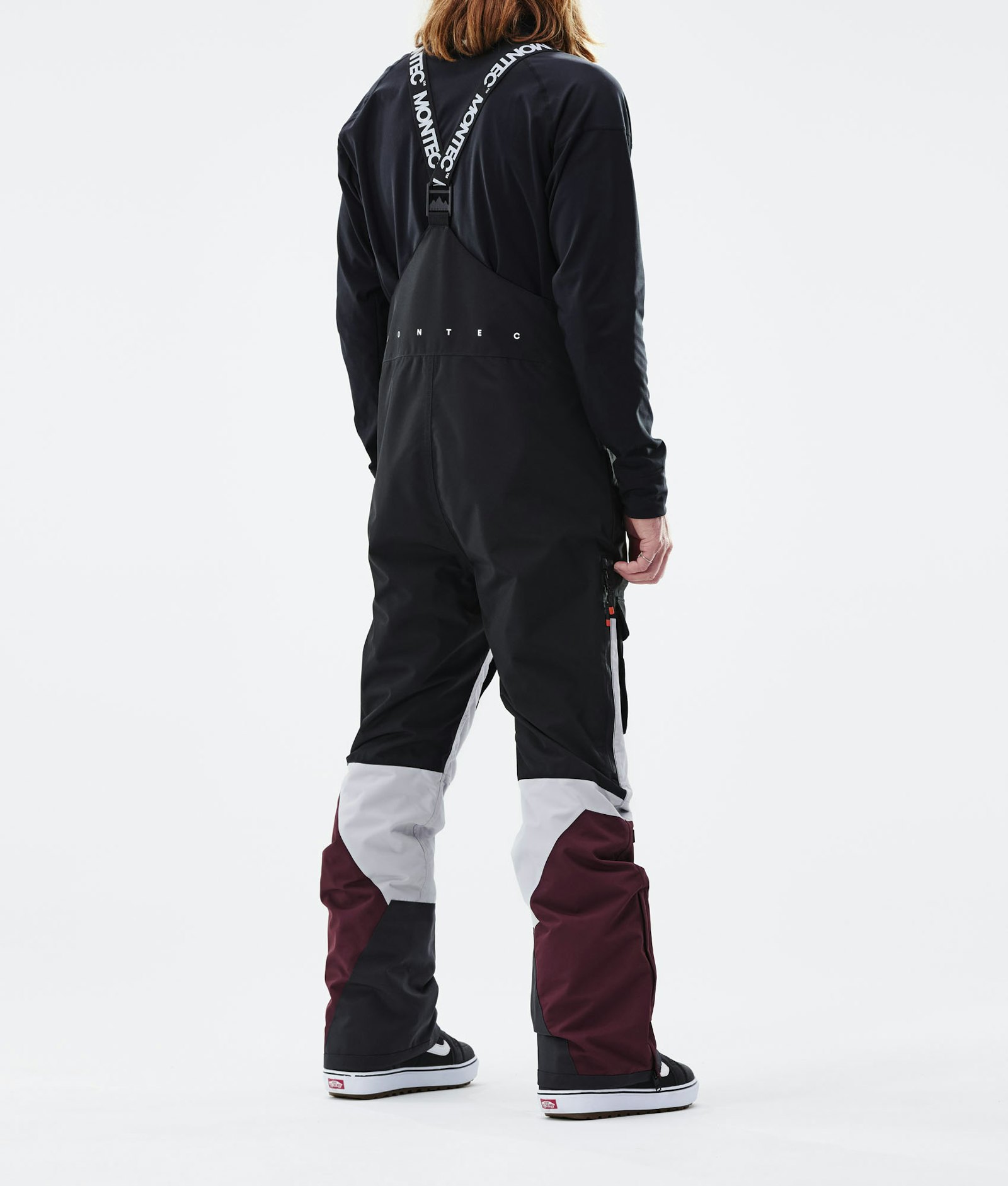 Fawk 2021 Pantalon de Snowboard Homme Black/Light Grey/Burgundy