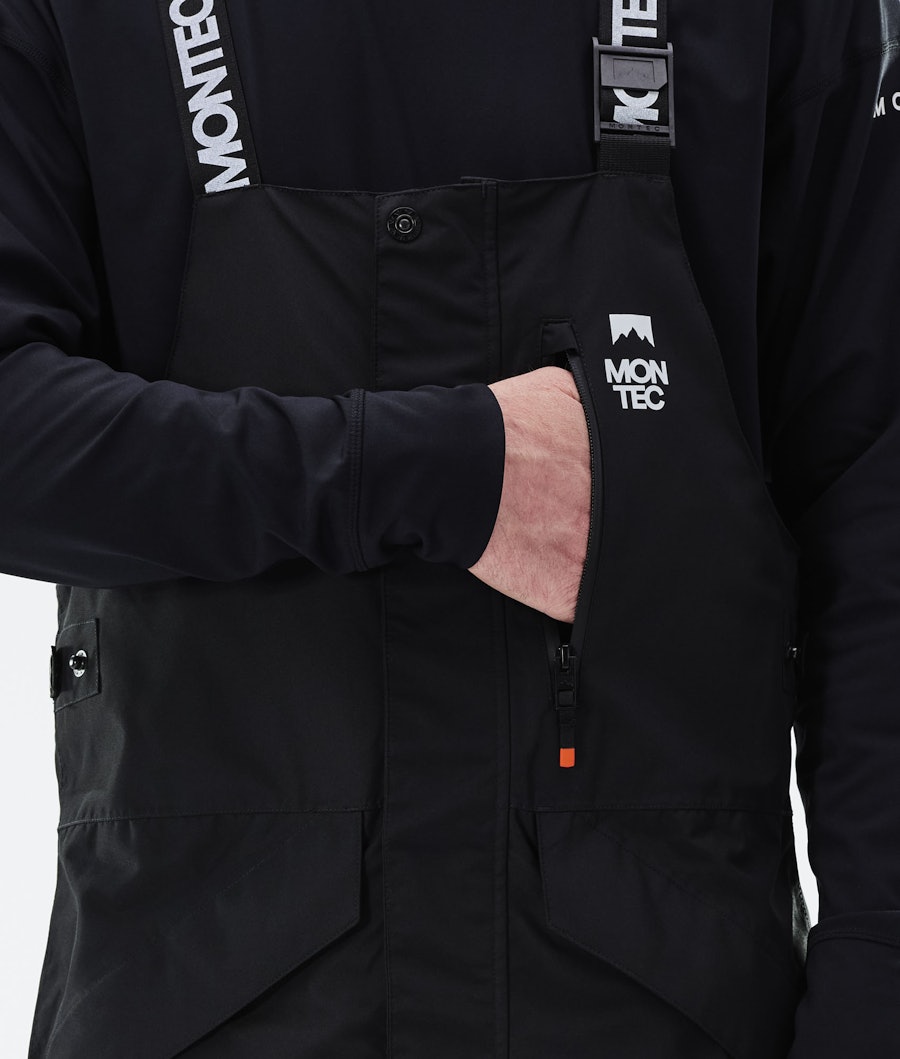 Fawk 2021 Snowboard Pants Men Black/Light Grey/Burgundy