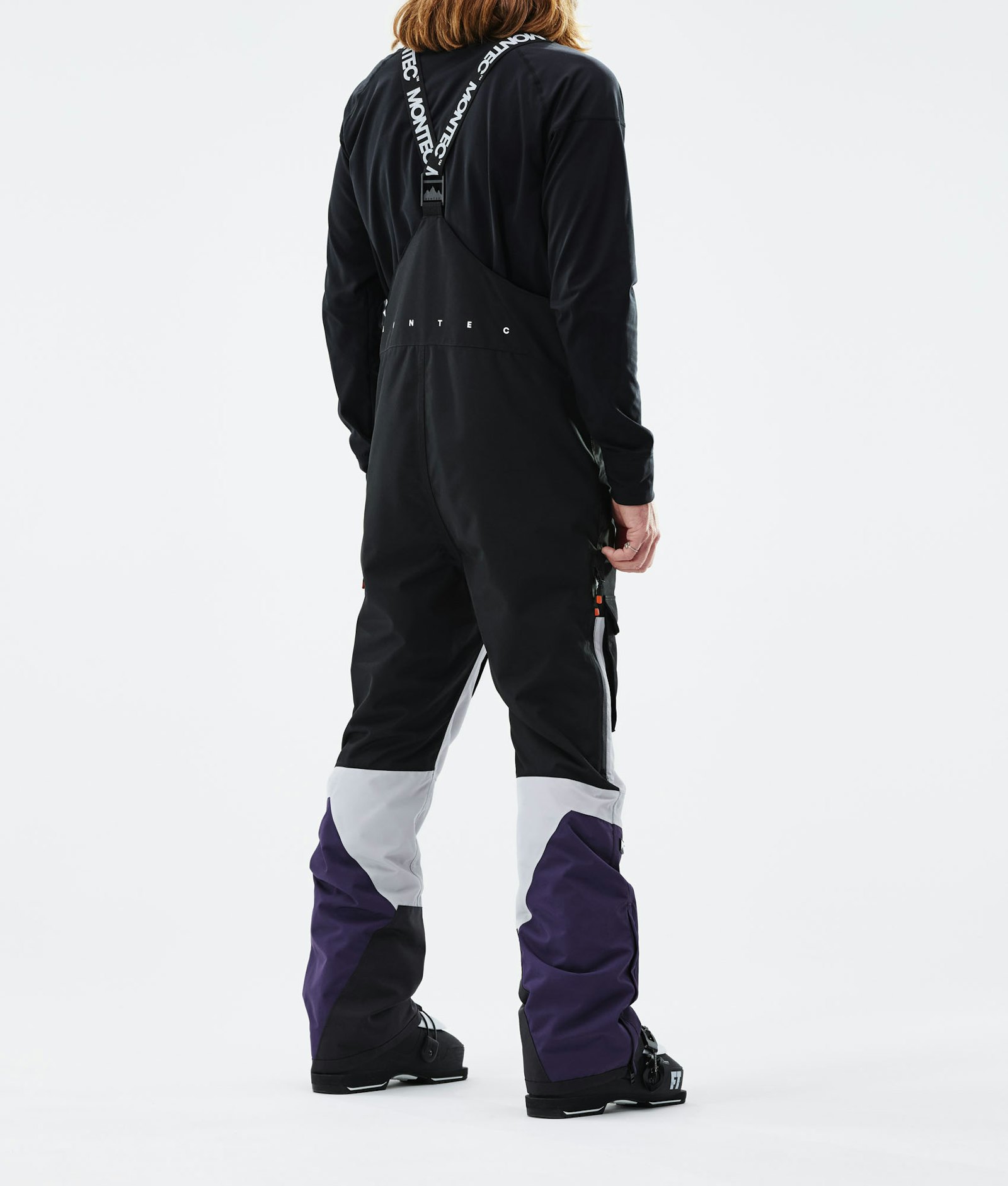Fawk 2021 Pantalon de Ski Homme Black/Light Grey/Purple