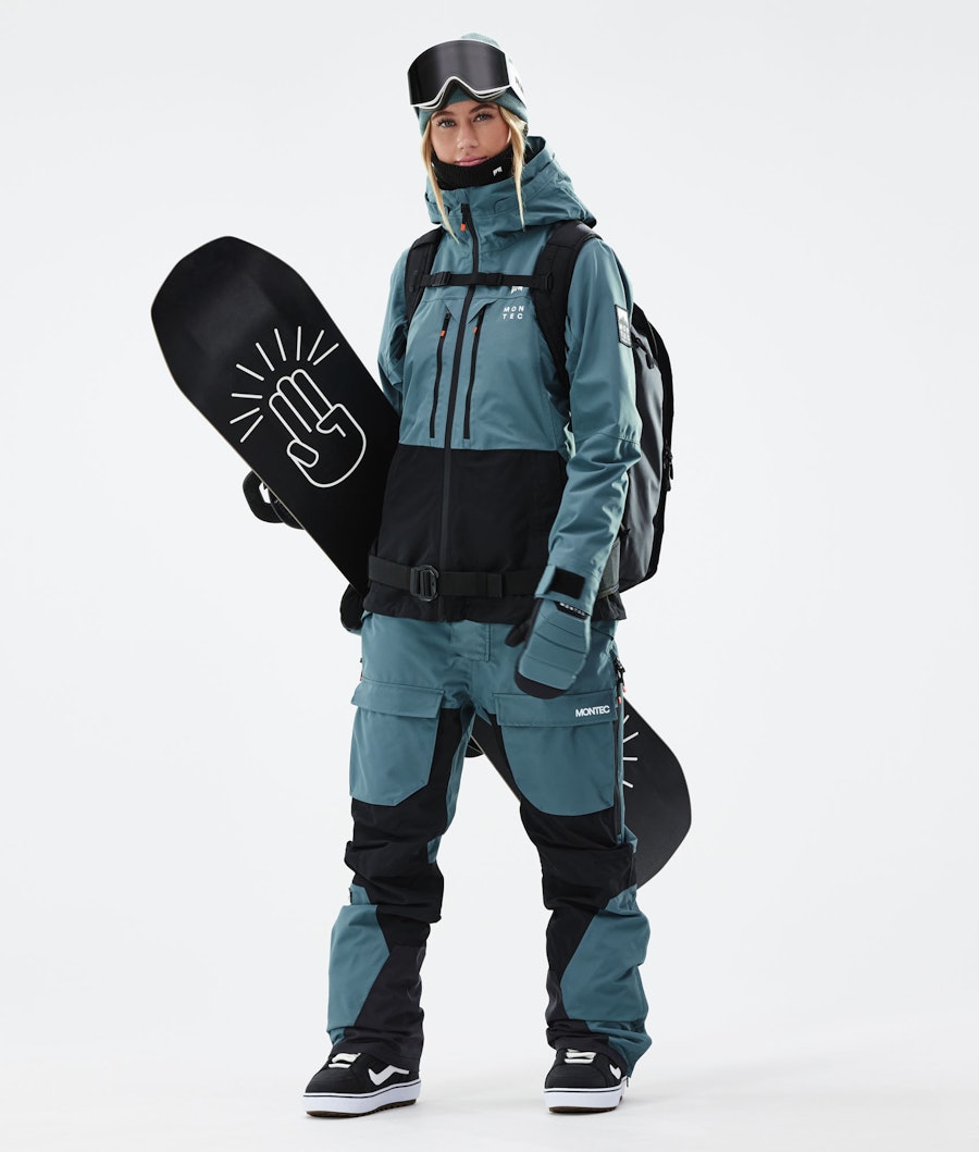 Moss W 2021 Veste Snowboard Femme Atlantic/Black