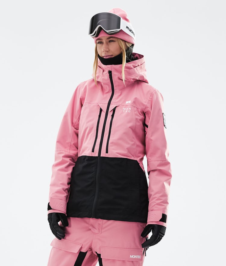 Moss 2021 Skijakke Dame Pink/Black - Pink | Montecwear.com