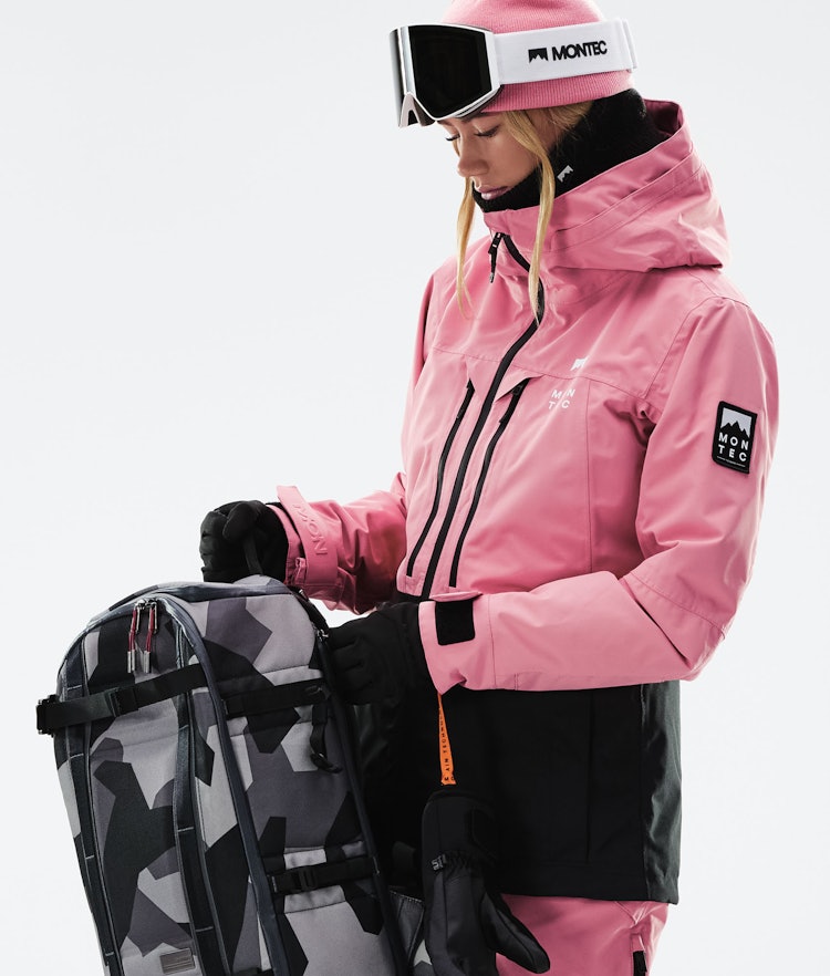 Moss W 2021 Manteau Ski Femme Pink/Black