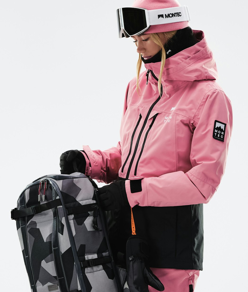 Moss W 2021 Veste Snowboard Femme Pink/Black Renewed