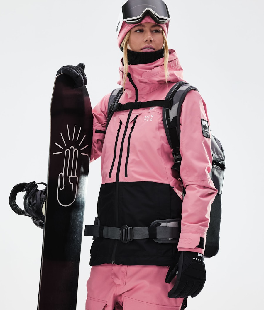 Moss W 2021 Veste Snowboard Femme Pink/Black