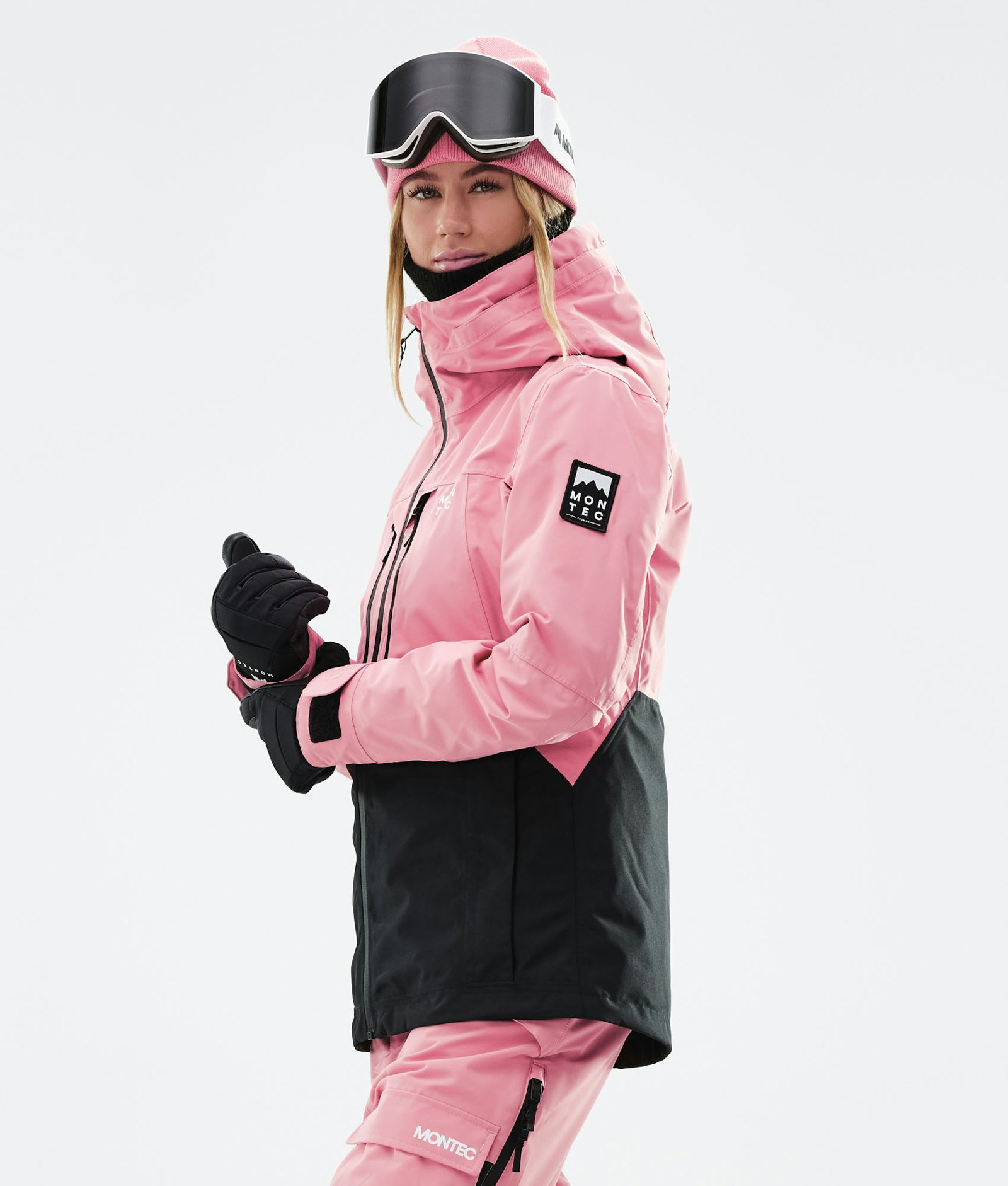 Moss W 2021 Veste de Ski Femme Pink/Black