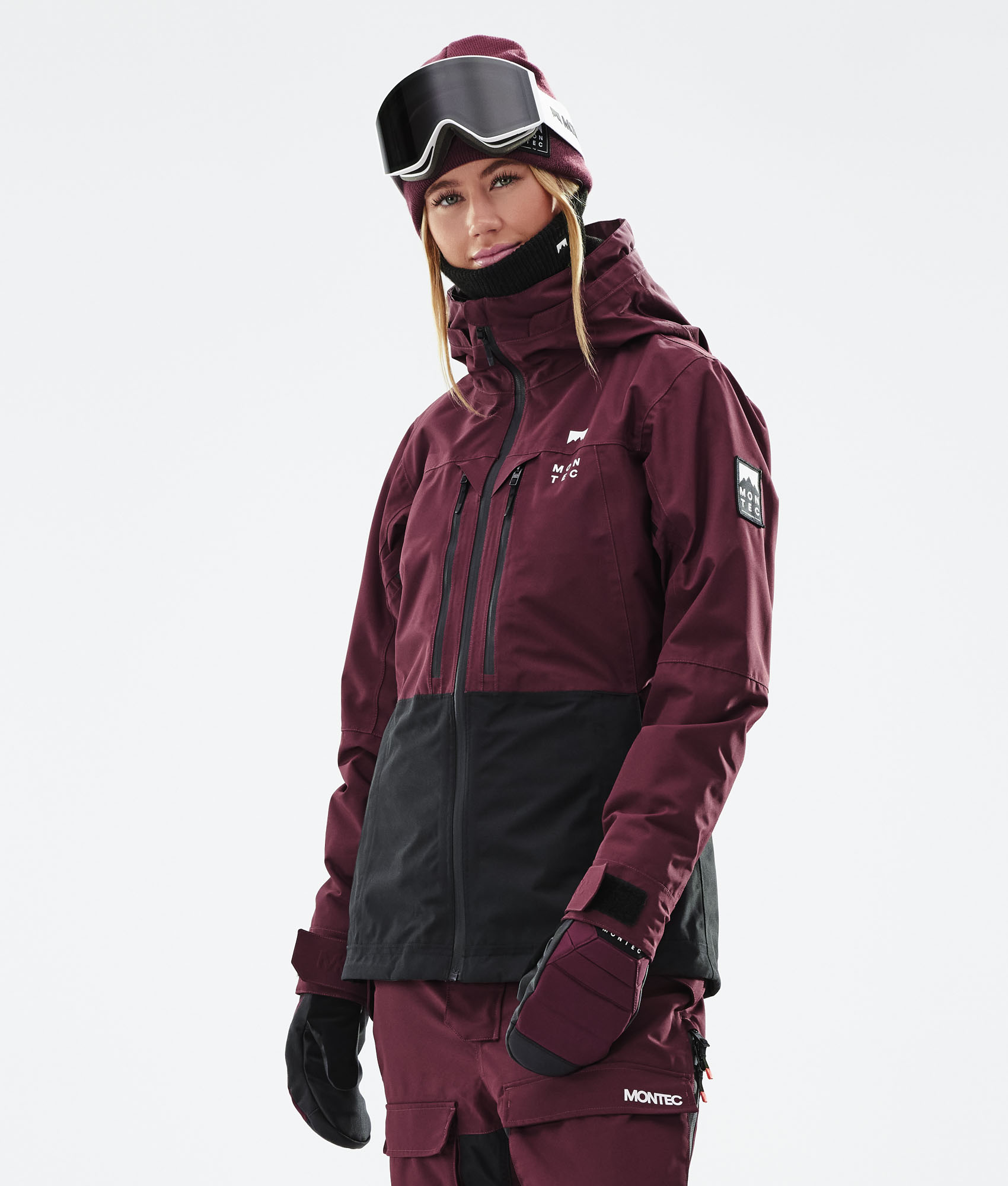 Ride Belmont Burgundy Womens Med Ski Snowboard 15k Waterproof Breathable Jacket 