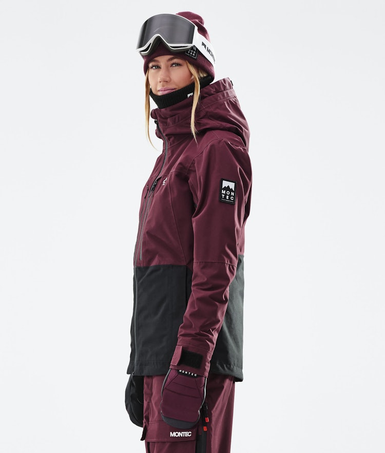 Moss W 2021 Snowboardjacke Damen Burgundy/Black