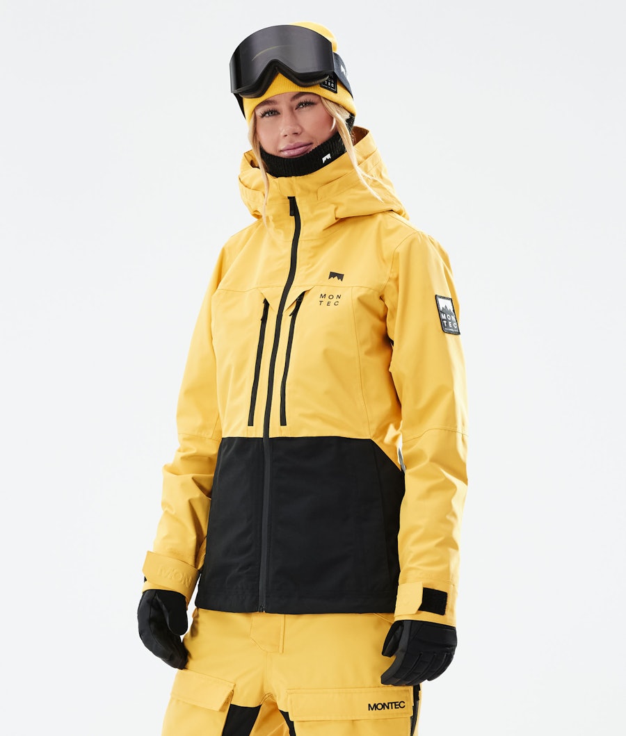 Montec Moss W 2021 Women's Ski Jacket Yellow/Black