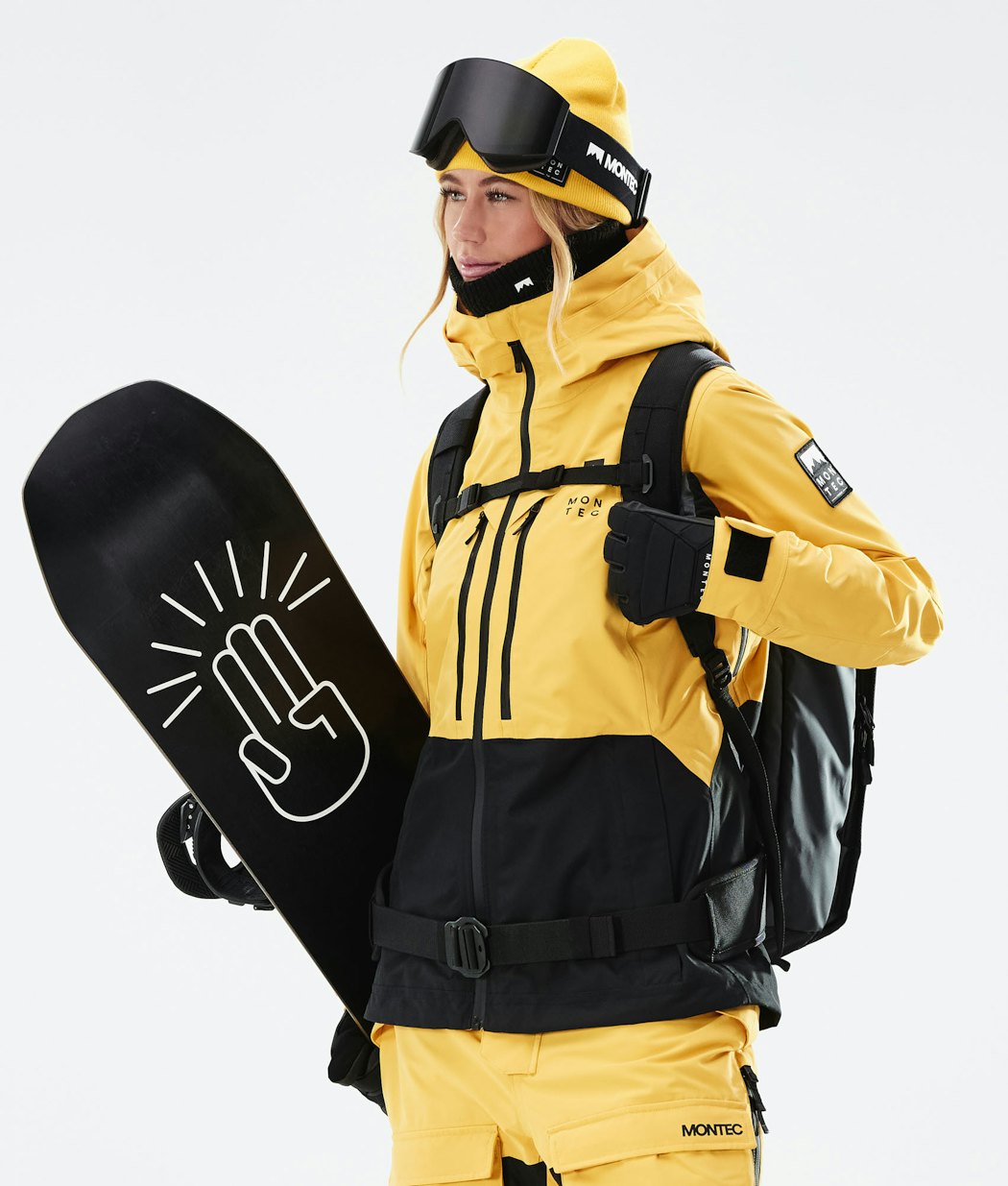 Montec Moss W 2021 Veste Snowboard Femme Yellow/Black
