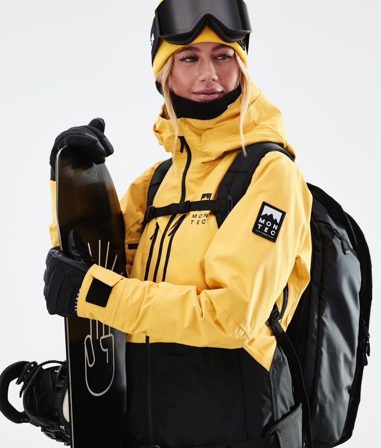 Moss W 2021 Veste Snowboard Femme Yellow/Black