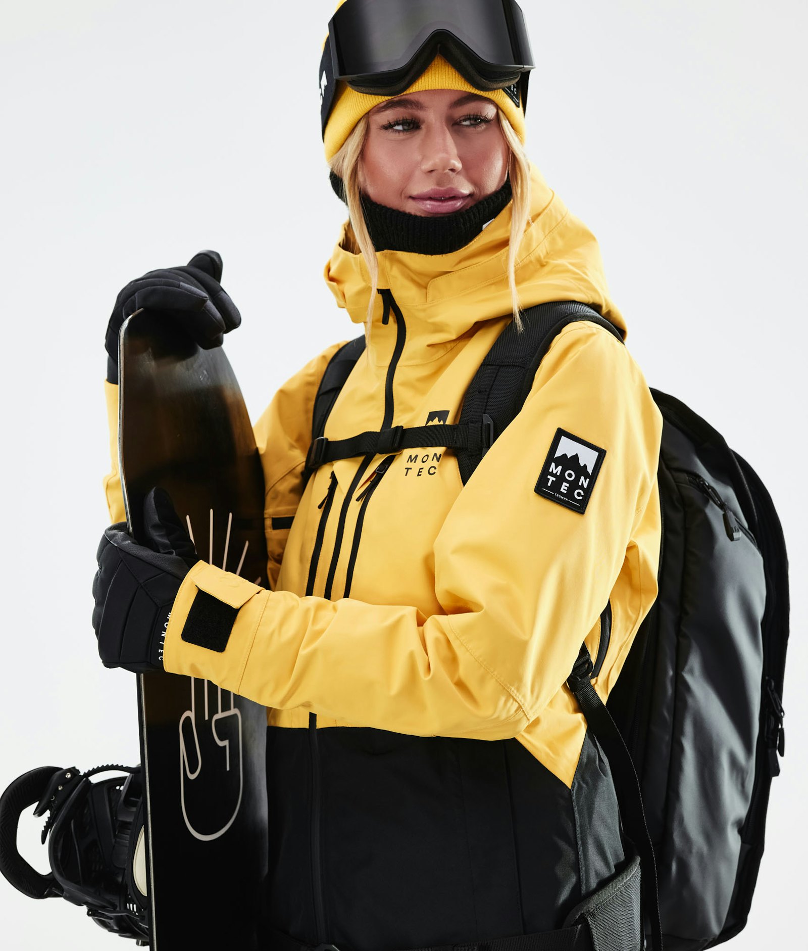 Moss W 2021 Veste Snowboard Femme Yellow/Black Renewed