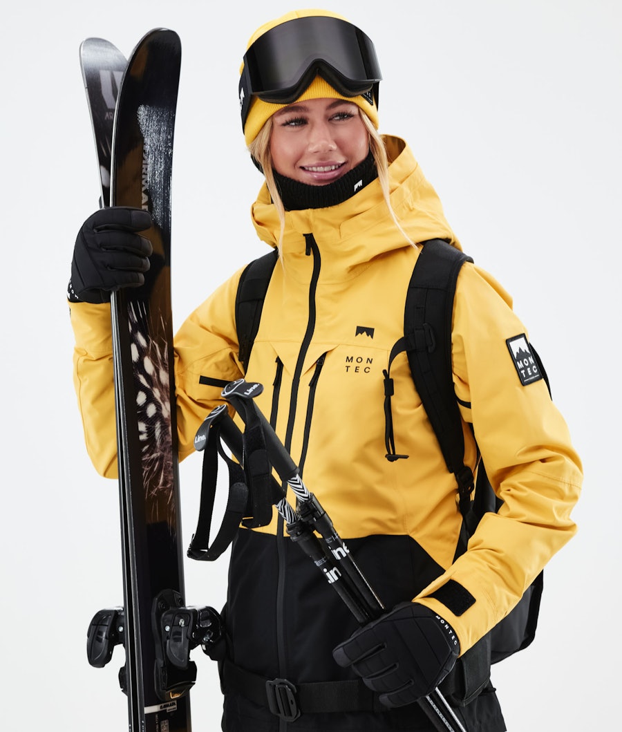 Montec Moss W 2021 Women's Ski Jacket Yellow/Black
