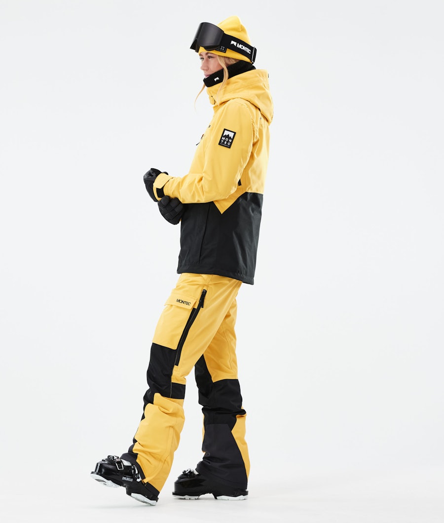 Montec Moss W Veste de Ski Femme Yellow/Black