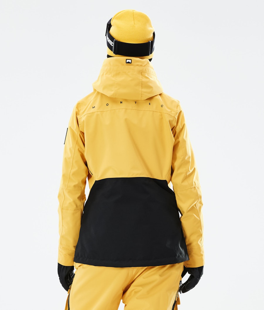 Montec Moss W 2021 Women's Snowboard Jacket Yellow/Black