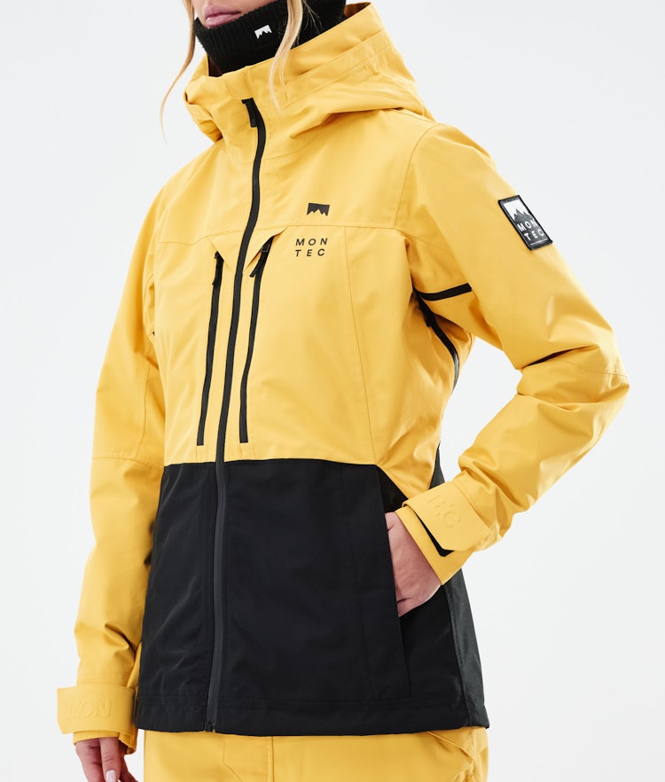 Moss W 2021 Snowboard Jacket Women Yellow/Black