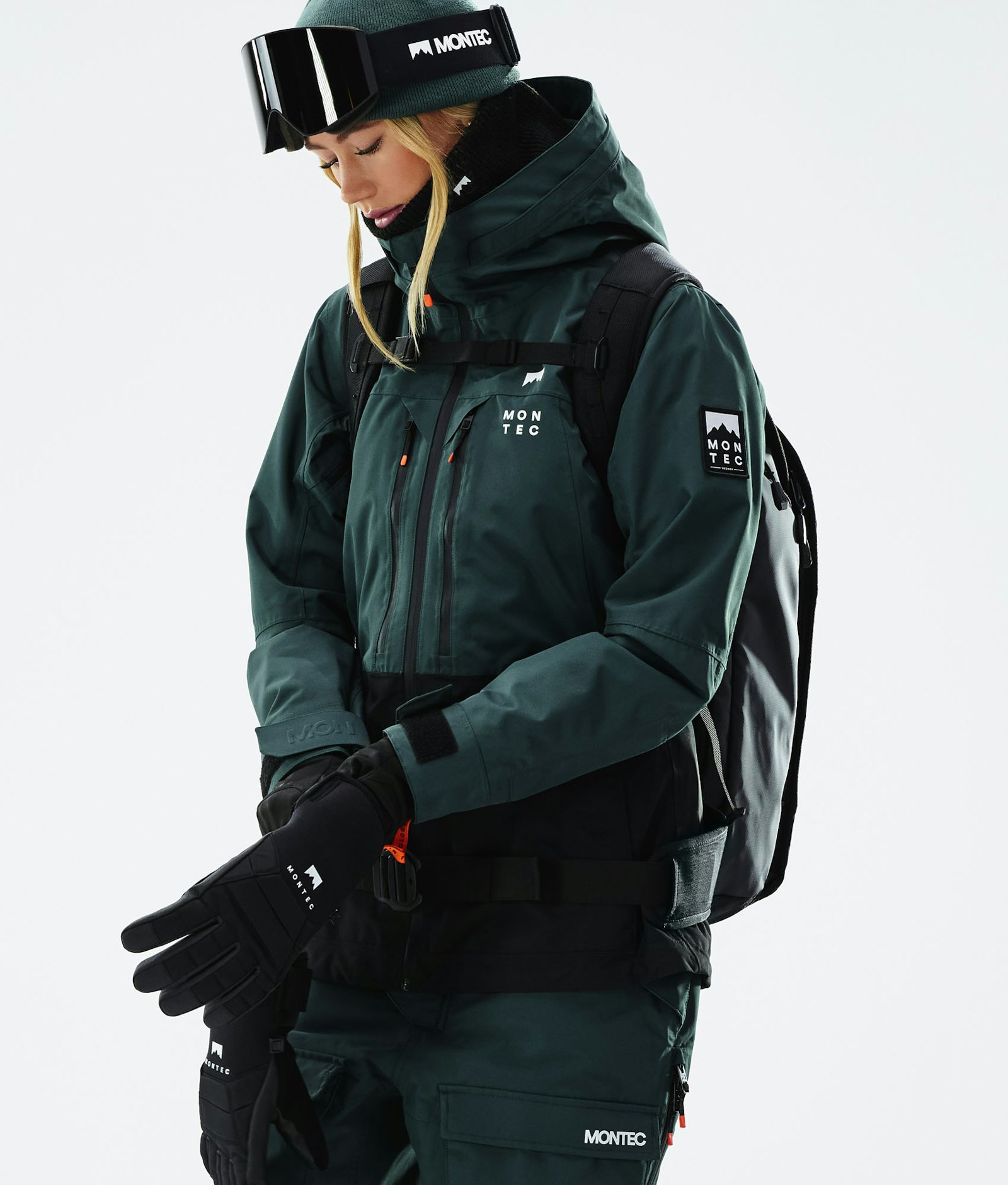 Moss W 2021 Snowboardjacke Damen Dark Atlantic/Black