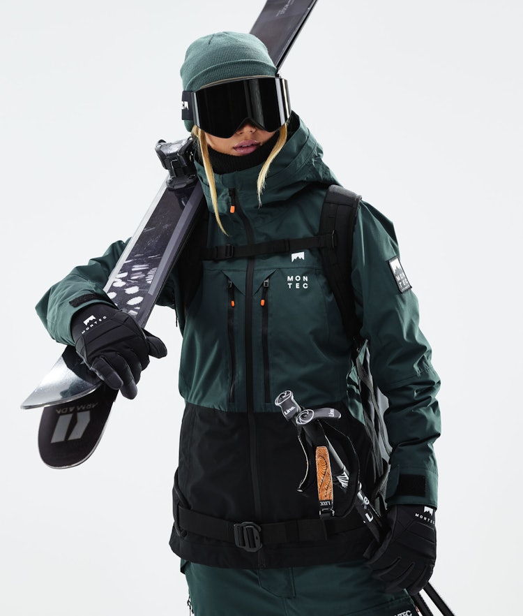 Moss W 2021 Ski Jacket Women Dark Atlantic/Black, Image 4 of 12