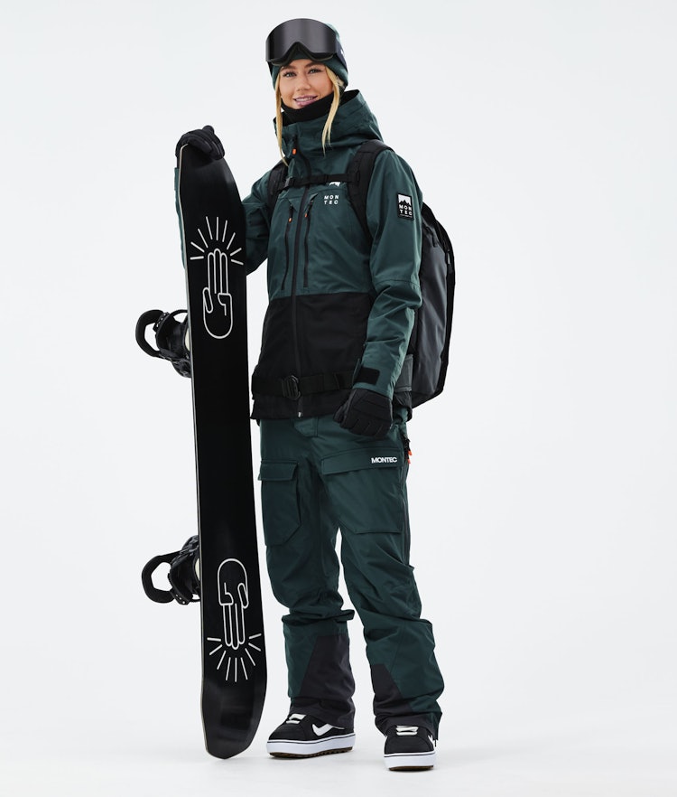 Moss W 2021 Veste Snowboard Femme Dark Atlantic/Black