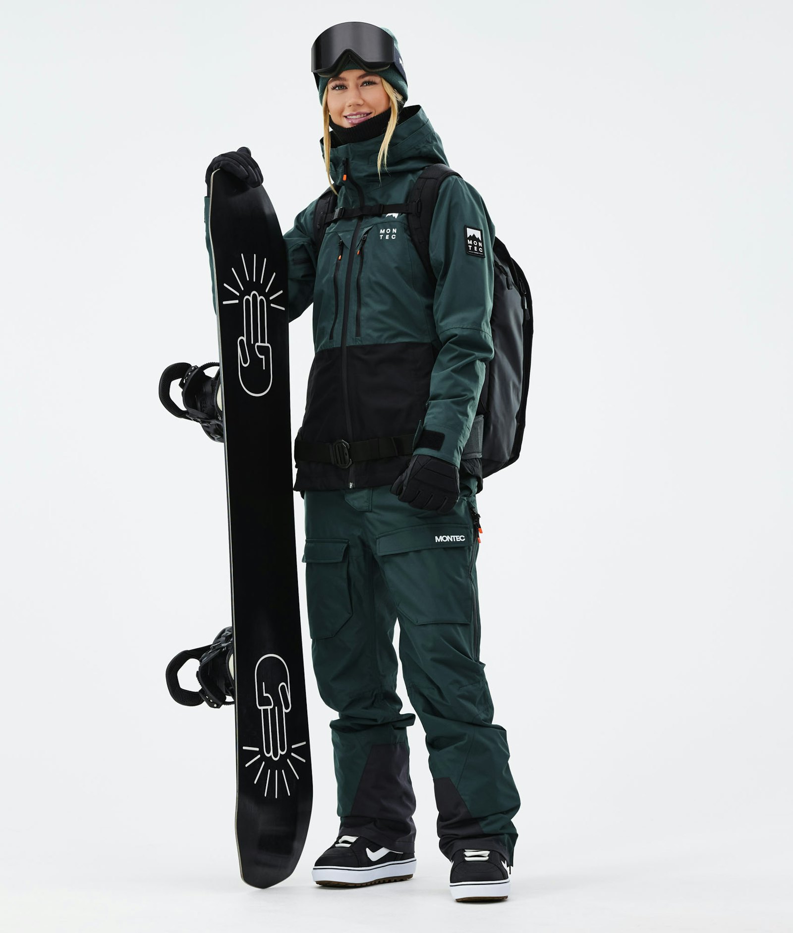 Moss W 2021 Snowboard Jacket Women Dark Atlantic/Black Renewed