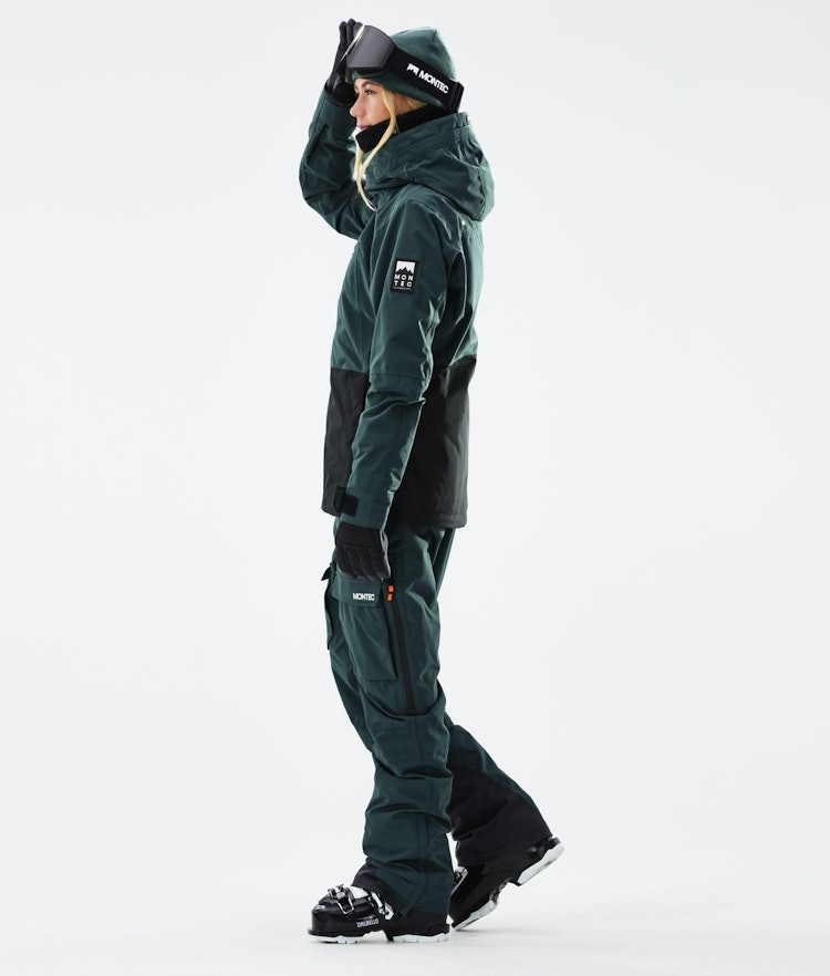 Moss W 2021 Ski Jacket Women Dark Atlantic/Black, Image 6 of 12
