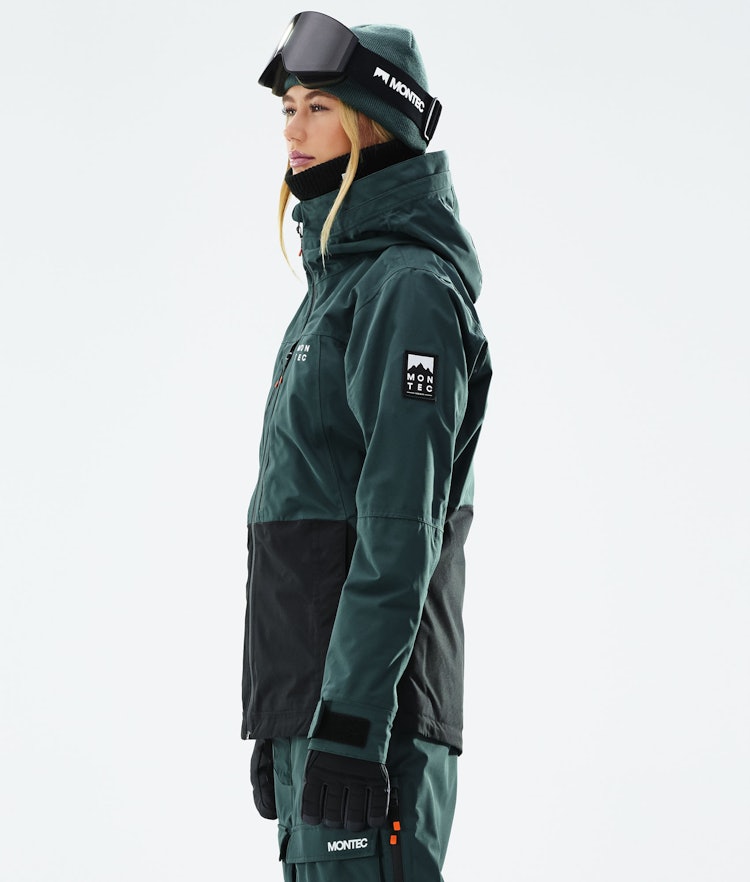 Moss W 2021 Ski Jacket Women Dark Atlantic/Black, Image 8 of 12