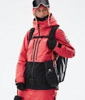 Moss W 2021 Manteau Ski Femme Coral/Black, Image 3 sur 12