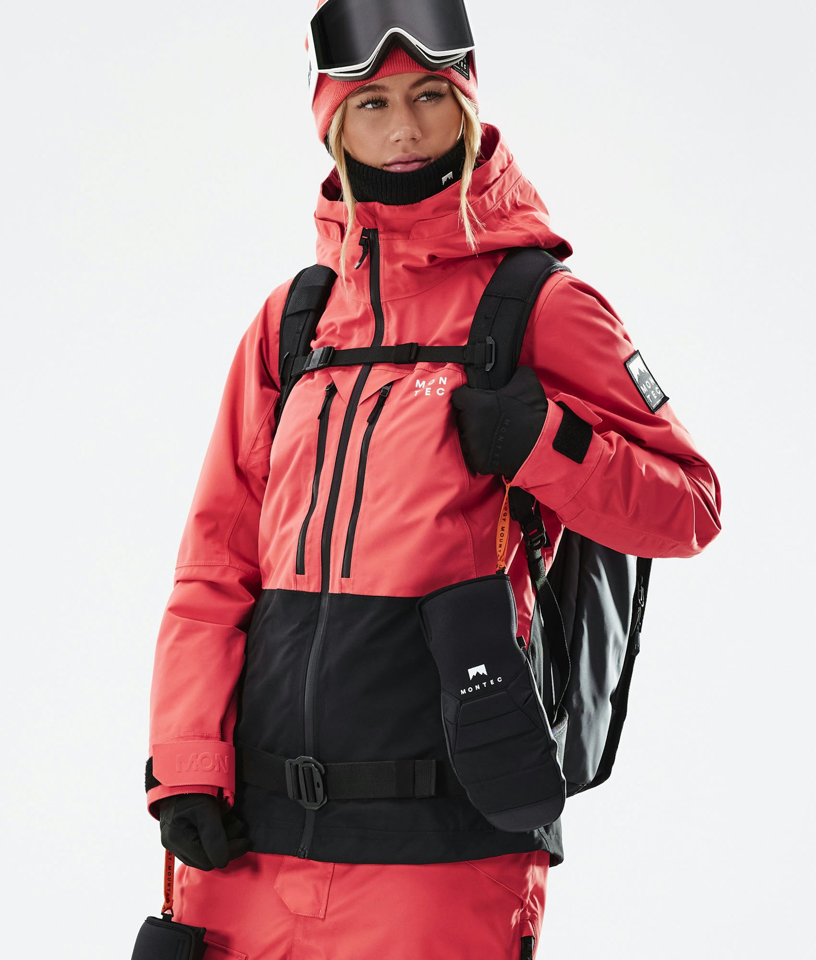 Montec Moss W 2021 Ski Jacket Women Coral/Black