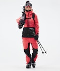 Montec Moss W 2021 Ski Jacket Women Coral/Black, Image 5 of 12