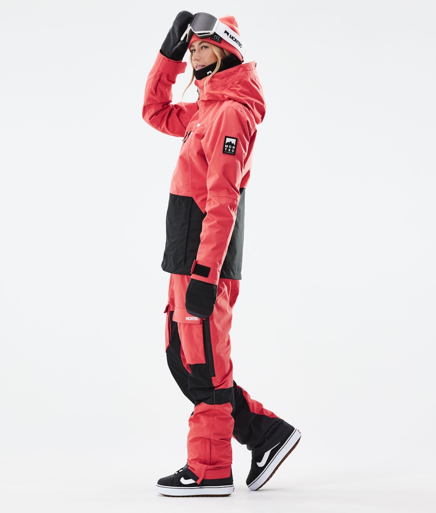 Moss W 2021 Snowboard Jacket Women Coral/Black