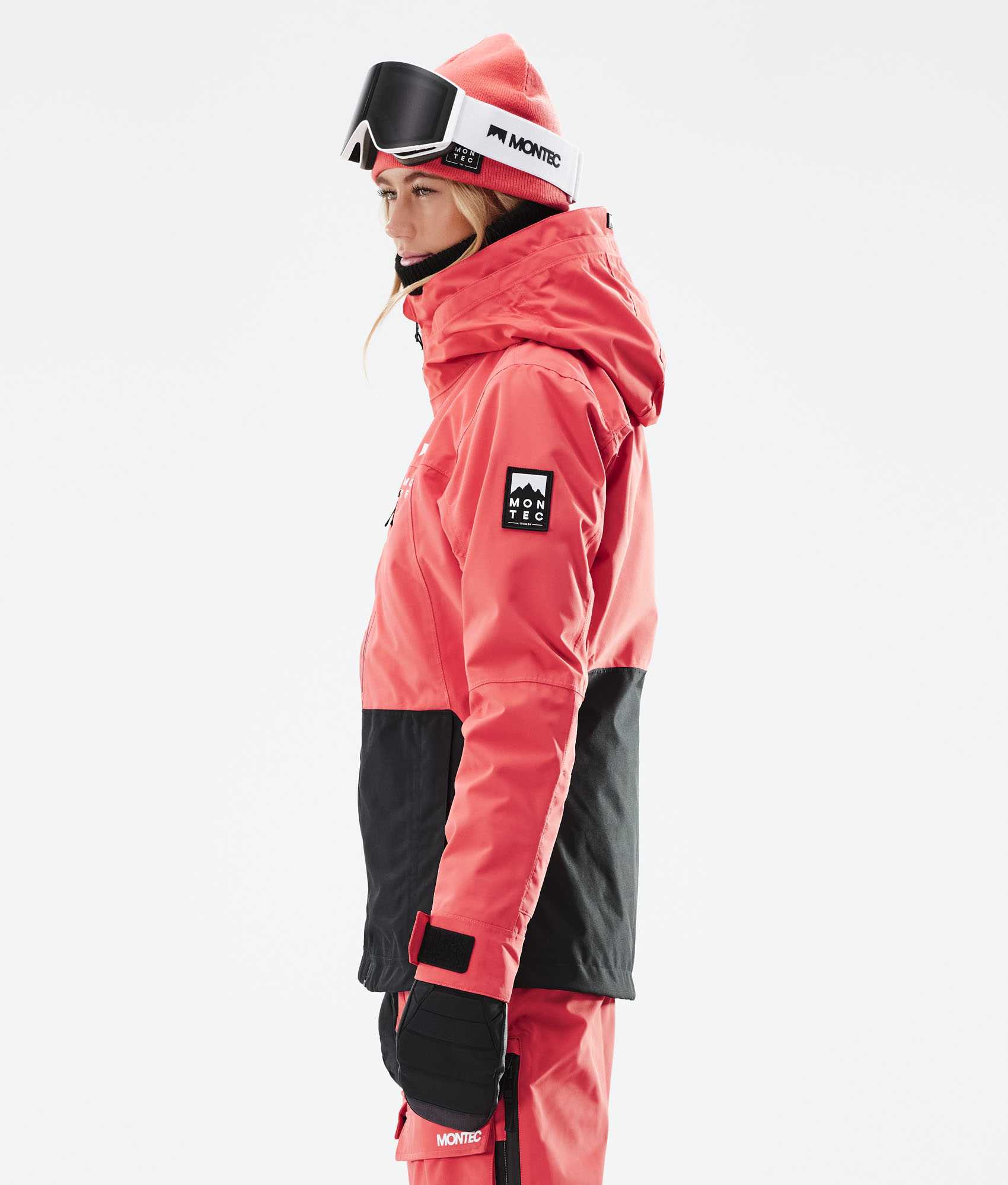 Moss W Snowboard Jacket Coral/Black | Montecwear.com
