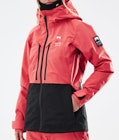 Moss W 2021 Snowboard Jacket Women Coral/Black, Image 10 of 12