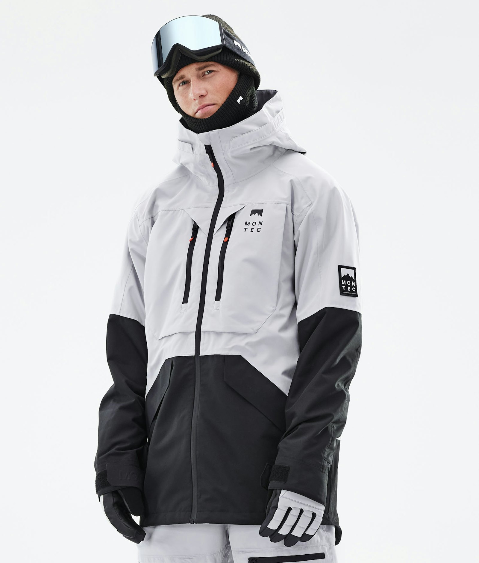 Montec Moss 2021 Ski Jacket Men Light Grey/Black