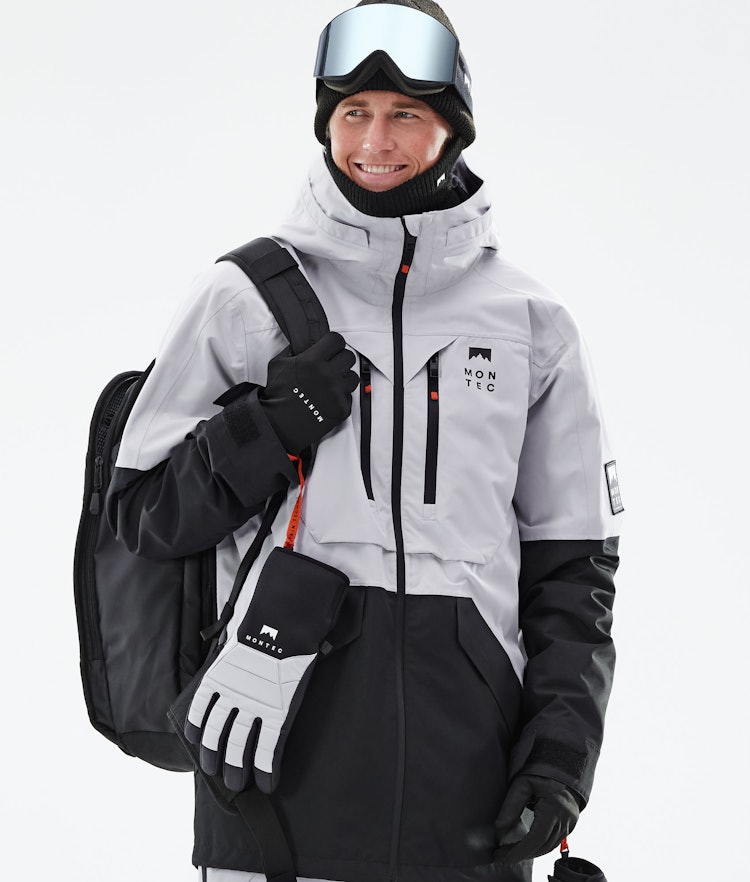 Moss 2021 Ski Jacket Men Light Grey/Black, Image 2 of 10