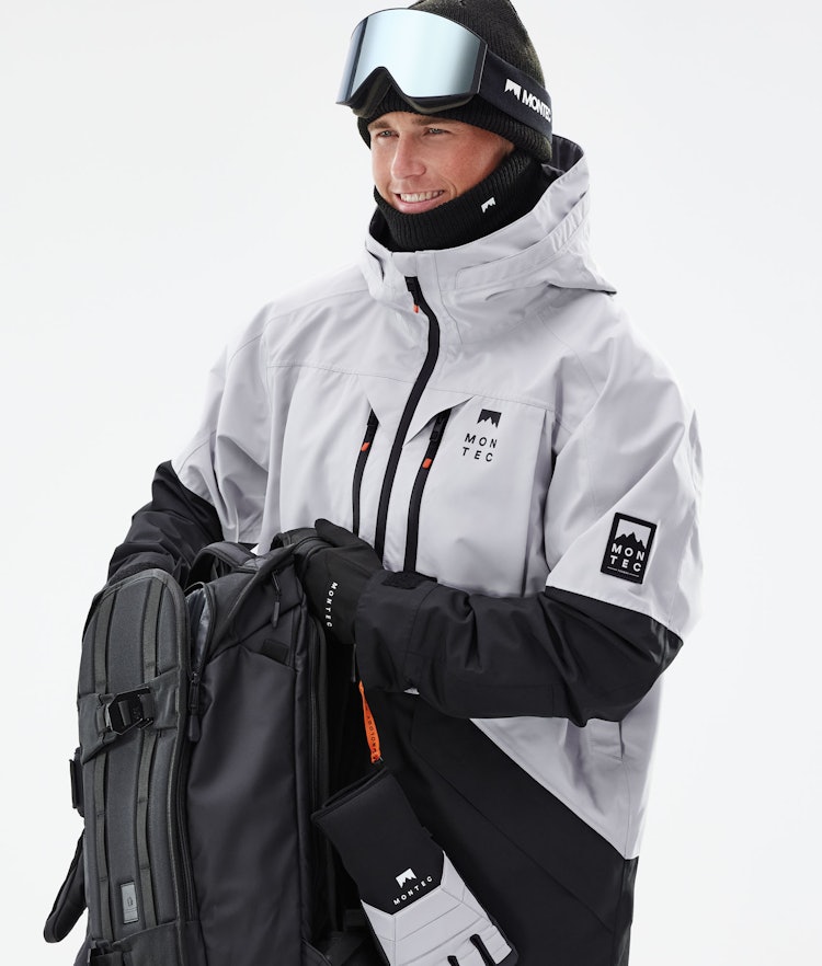 Moss 2021 Snowboardjakke Herre Light Grey/Black