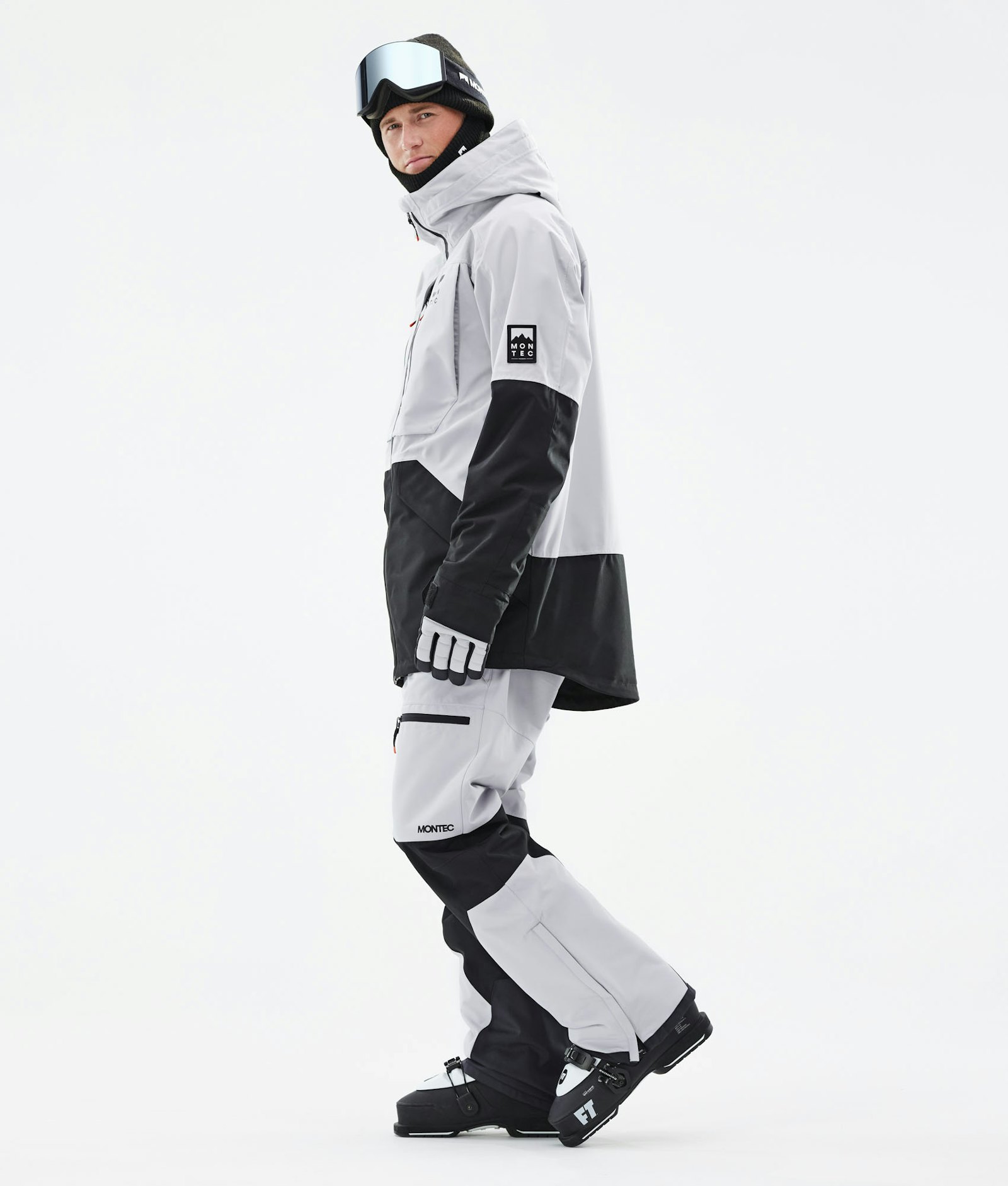 Moss 2021 Veste de Ski Homme Light Grey/Black