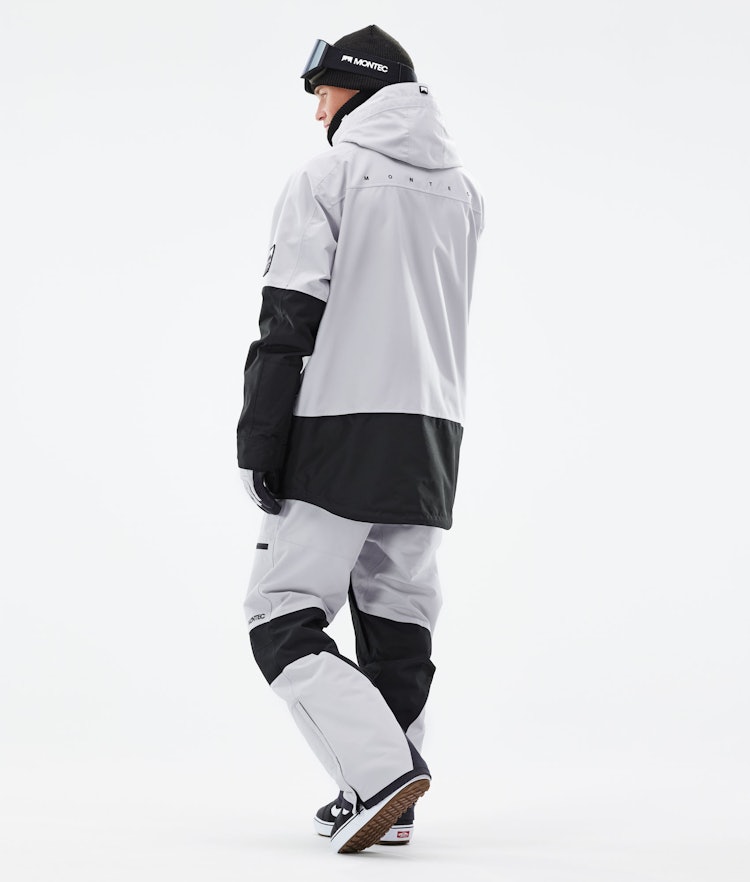 Montec Moss 2021 Snowboard Jacket Men Light Grey/Black, Image 6 of 11