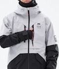 Moss 2021 Ski Jacket Men Light Grey/Black, Image 9 of 10