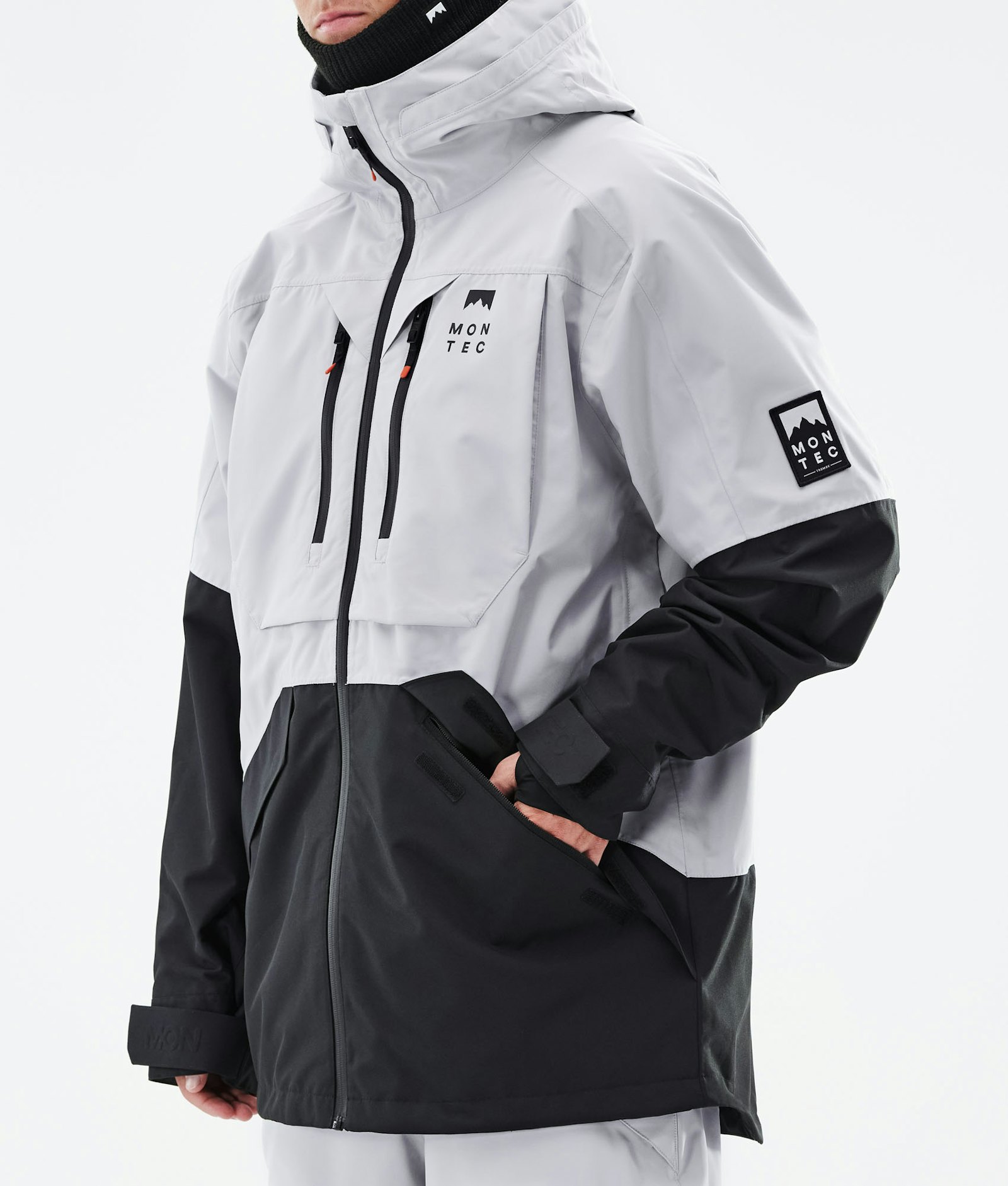 Montec Moss 2021 Snowboard Jacket Men Light Grey/Black